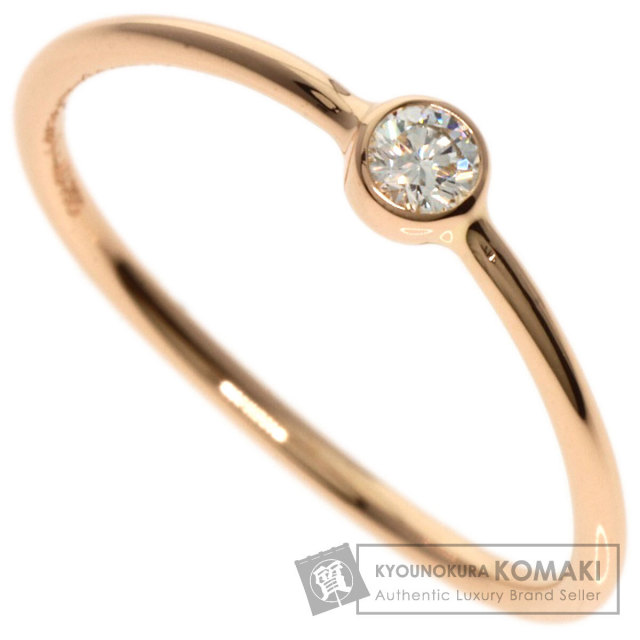 TIFFANY&Co. ティファニー ウェーブ シングルロウ ダイヤモンド リング 