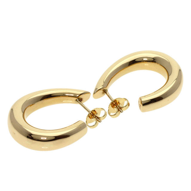 TIFFANY&Co. ティファニー ヴィンテージ フープ ピアス K14イエロー  