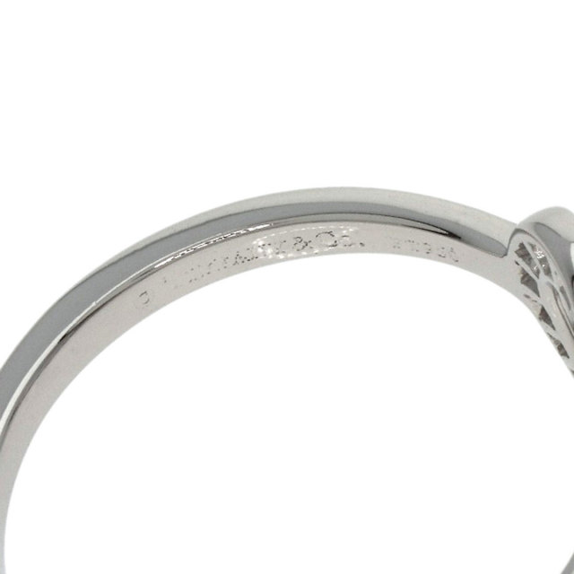 美品ティファニー　メトロリング　プラチナ　ダイヤモンド TIFFANY&Co. ティファニー メトロハート ダイヤモンド リング・指輪