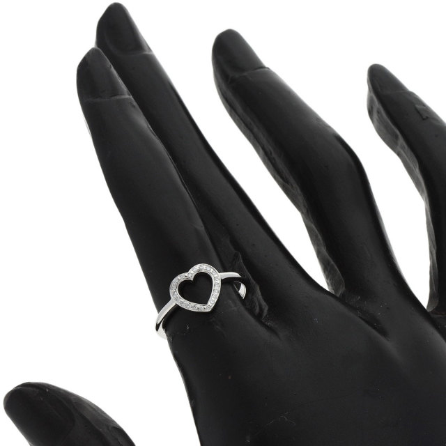 TIFFANY&Co. ティファニー メトロハート ダイヤモンド リング・指輪