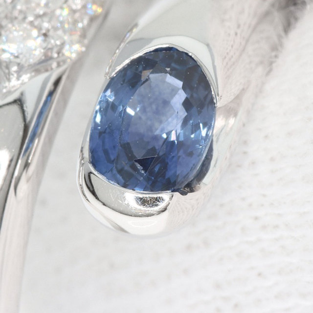 BVLGARI ブルガリ アストレア オーバルサファイア ダイヤモンド リング  