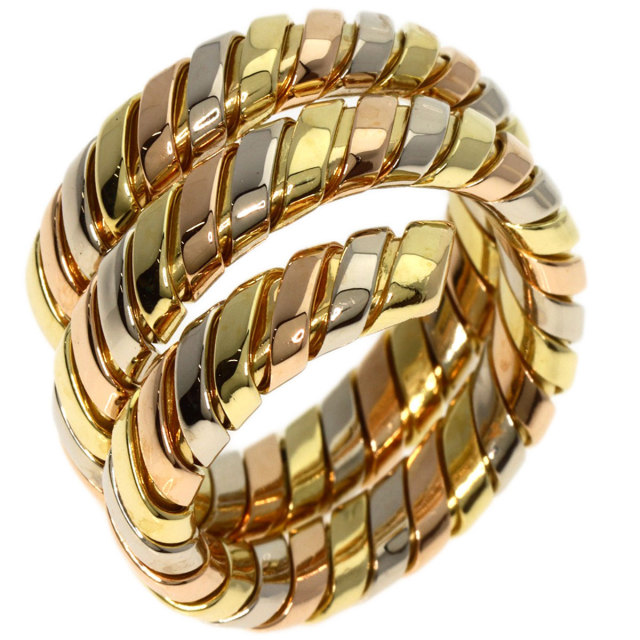 BVLGARI ブルガリ トゥボガス スリーカラー リング・指輪 K18イエロー  