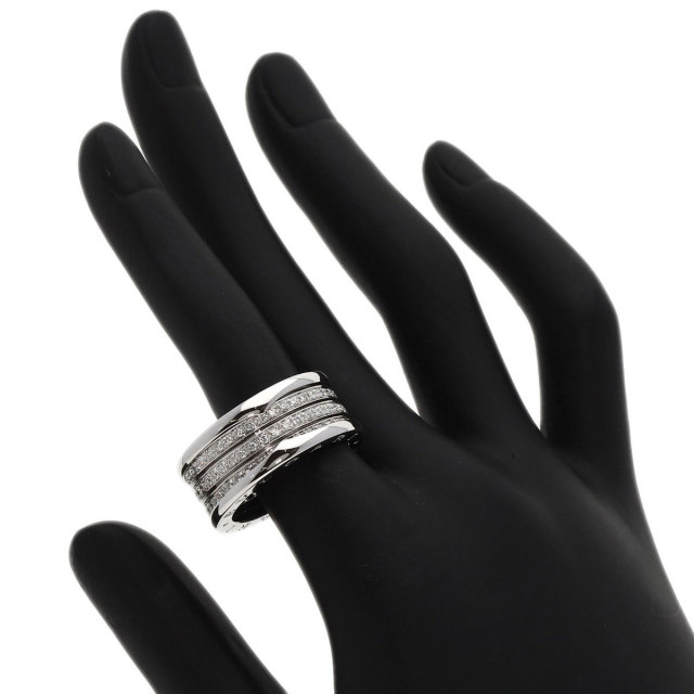 あ*3様 BVLGARI　ブルガリ　指輪　B.ZERO1　ビーゼロワン　K18W 楽天市場】ブルガリ BVLGARI ビーゼロワン リング K18WG 3バンド