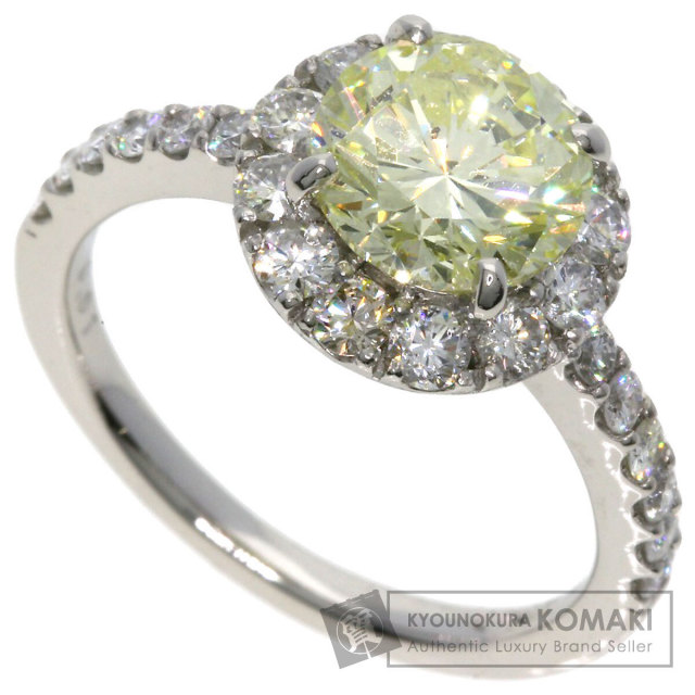 プラチナ pt900 リング ダイヤモンド イエローダイヤモンド 楽天市場