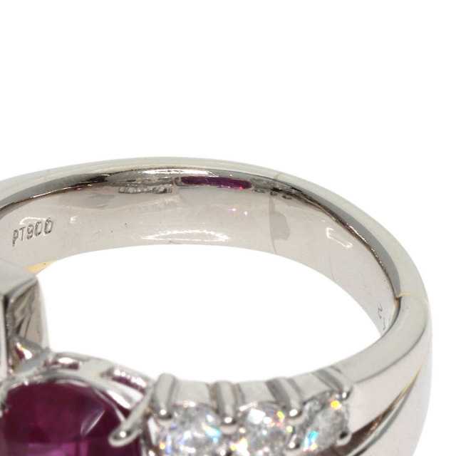 2.94ct ルビー ダイヤモンド リング・指輪 プラチナPT900 14.2g レディース