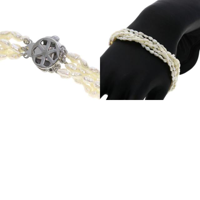 セレクトジュエリー ネックレス 淡水パール 真珠  3連 6連 ブレスレット 3点セット