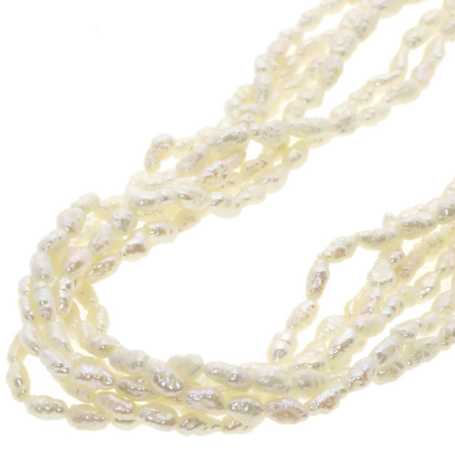 セレクトジュエリー ネックレス 淡水パール 真珠  3連 6連 ブレスレット 3点セット