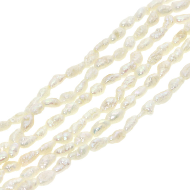 セレクトジュエリー ネックレス 淡水パール 真珠  3連 6連 ブレスレット 3点セット