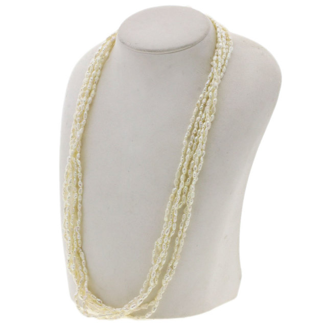 セレクトジュエリー ネックレス 淡水パール 真珠  3連 6連 ブレスレット 3点セット