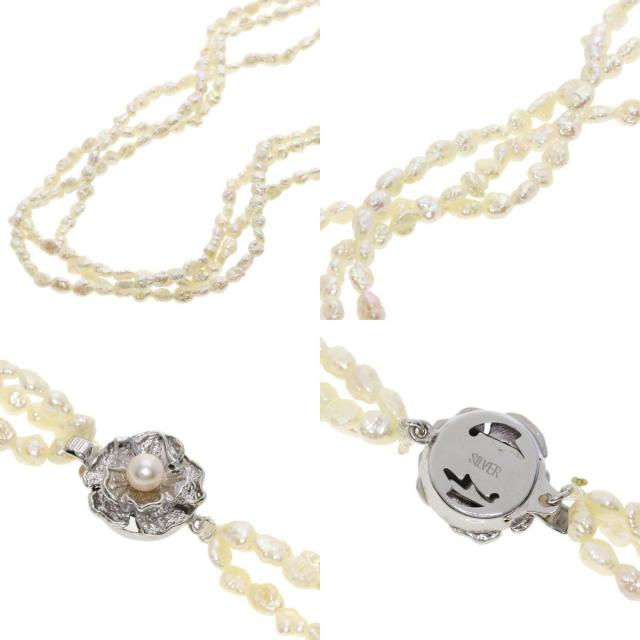 セレクトジュエリー ネックレス 淡水パール 真珠  3連 6連 ブレスレット 3点セット