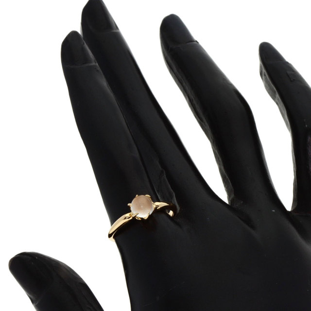 4℃ ヨンドシー ムーンストーン リング・指輪 K18イエローゴールド  