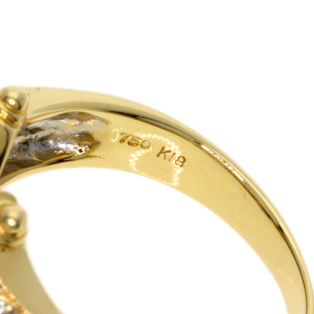 1.75ct ブルーサファイア ダイヤモンド リング・指輪 K18イエロー 
