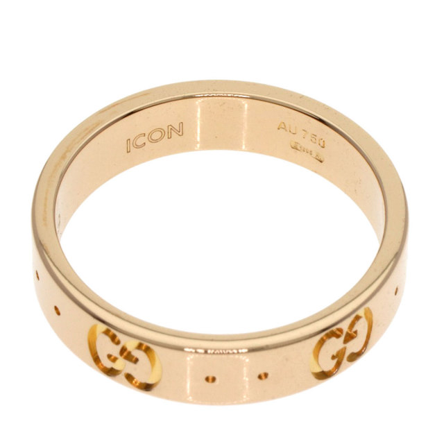 GUCCI グッチ アイコン #9 リング・指輪 K18ピンクゴールド レディース  