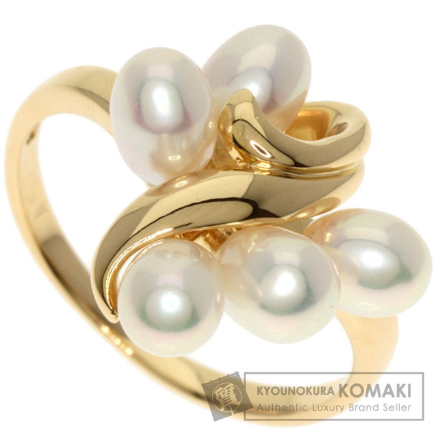 TASAKI タサキ パール 真珠 リング・指輪 K18イエローゴールド レディース