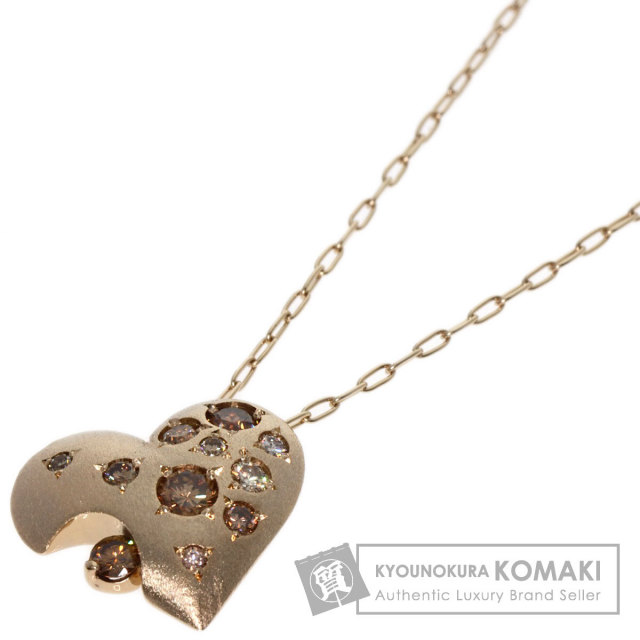 KASHIKEY K18 WG ブラウンダイヤモンド ドッツ ネックレス KASHIKEY カシケイ ネイキッド ネックレス 18金 K18ゴールド