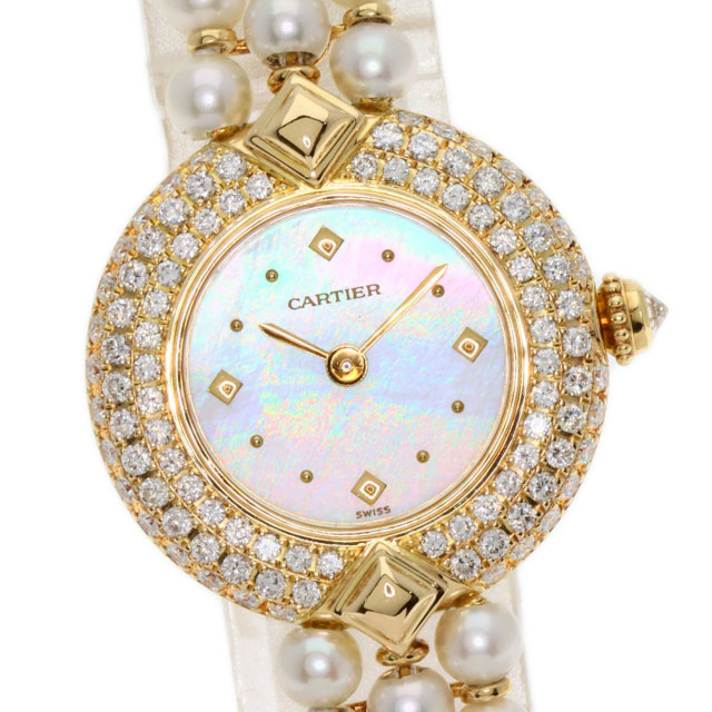 Cartier カルティエ コリゼ ベルエポック SS/K18 ダイヤモンド CARTIER カルティエ コリゼ ダイヤモンド 腕時計 K18イエロー