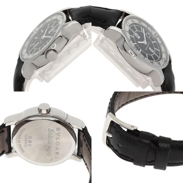 BVLGARI ブルガリ ST29S ソロテンポ 腕時計 ステンレススチール/革  