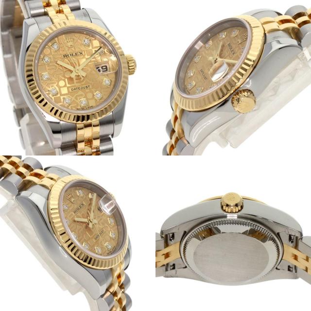 最終値下げ‼️デイトジャスト コマ オイスターブレス 279173 179173 ROLEX ロレックス 179173NGE デイトジャスト 10P エメラルド
