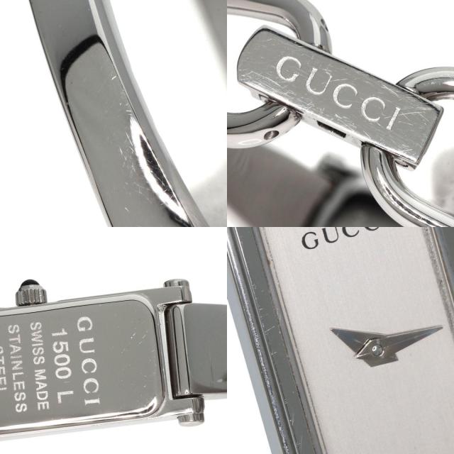 GUCCI グッチ 1500L スクエアフェイス 腕時計 ステンレス