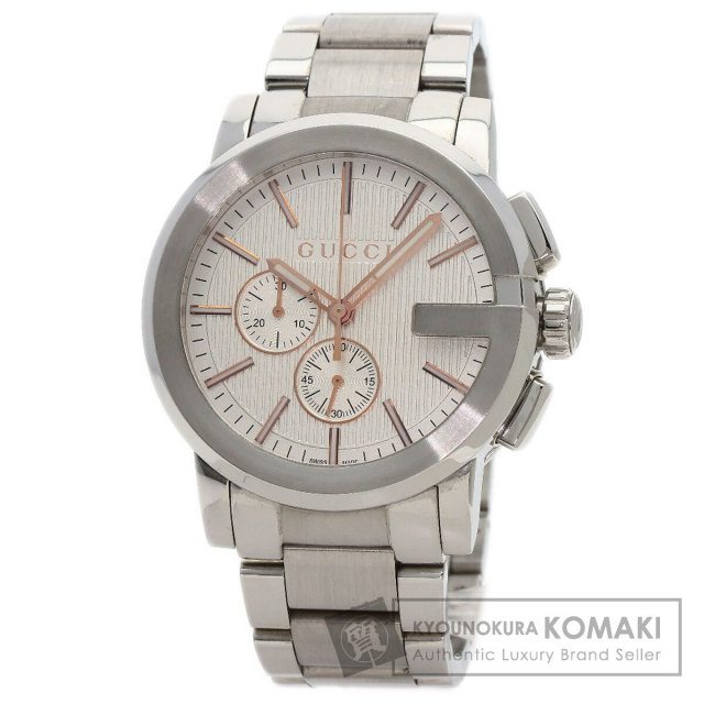 GUCCI グッチ 101.2 Gクロノ 腕時計 ステンレススチール/SS メンズ