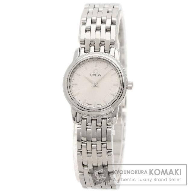 OMEGA ぶ厚い オメガ デヴィル 4570.31 腕時計 SS クオーツ アナログ  