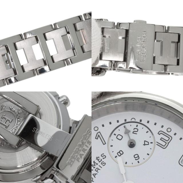 HERMES 　ルーペ　マネークリップ　ステンレススチール HERMES エルメス CL4.210 クリッパー 腕時計 ステンレススチール
