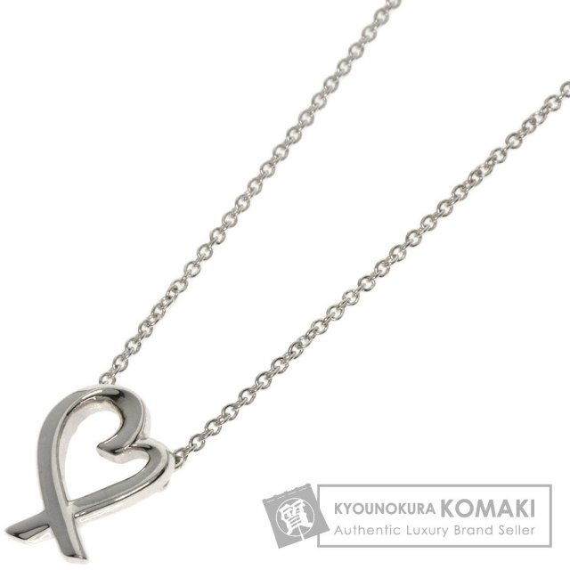 TIFFANY&Co. ティファニー ラビングハート ネックレス シルバー