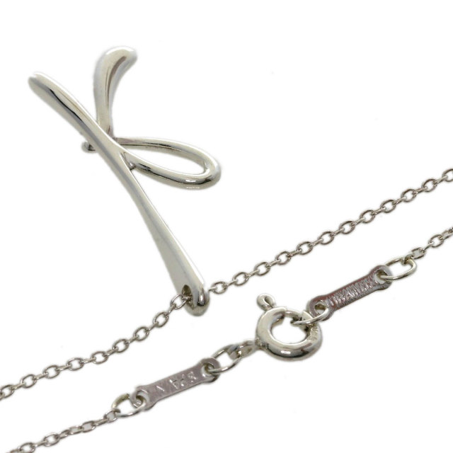 TIFFANY&Co. ティファニー イニシャルK ネックレス シルバー