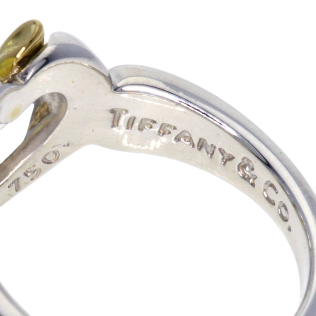 ティファニー　オープンハートリボン　K18&SV925 リング TIFFANY&Co. ティファニー ハートリボン リング・指輪 K18