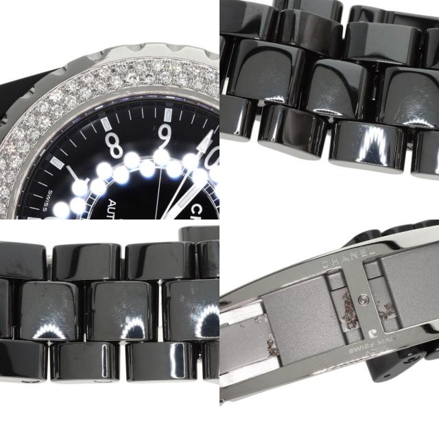 CHANEL シャネル H0950 J12 38mm 2重ダイヤモンドベゼル 腕時計