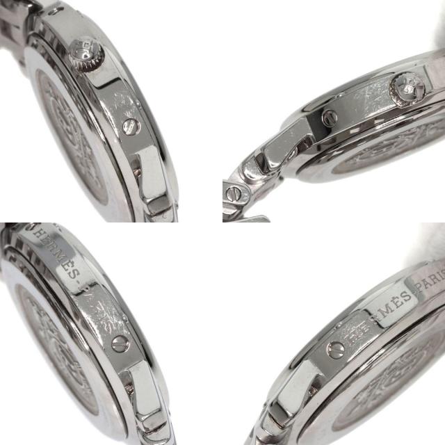 HERMES エルメス CL4.210 クリッパー 腕時計 ステンレススチール