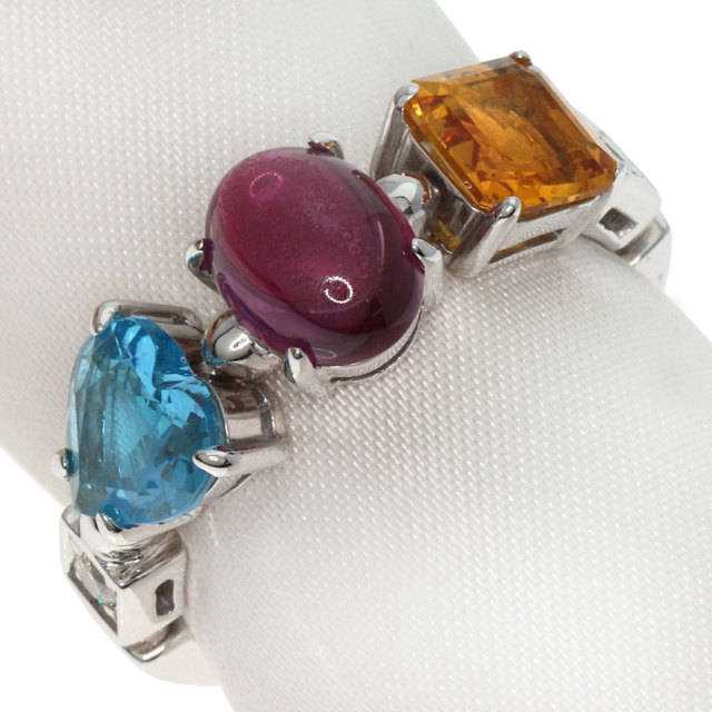 BVLGARI ブルガリ アレグラ シトリン ブルートパーズ ピンク