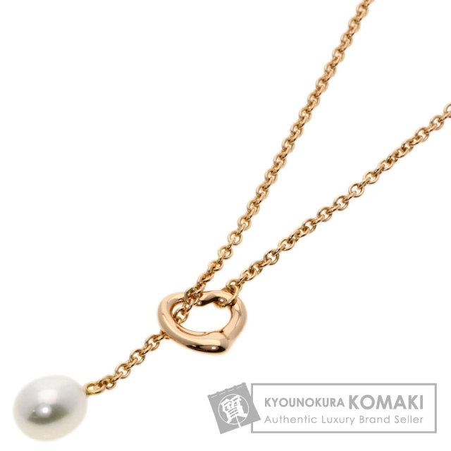 TIFFANY&Co. ティファニー オープンハート ラリアット パール 真珠 