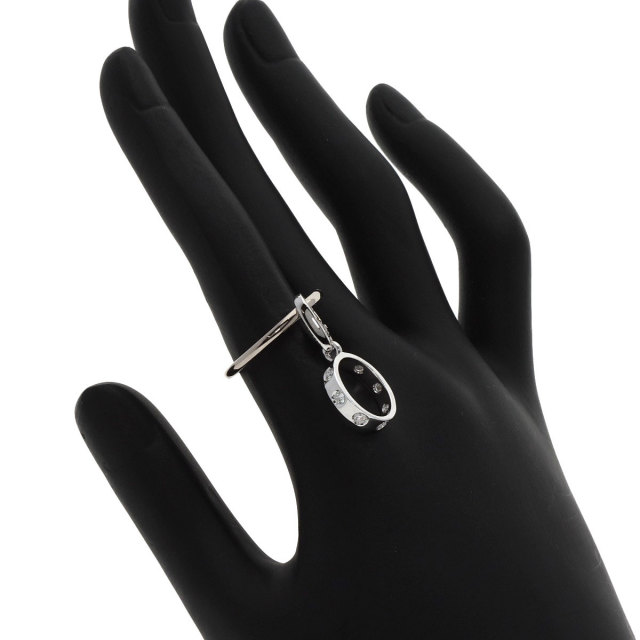 CARTIER カルティエ ラブチャーム フルダイヤモンド #50 リング・指輪  