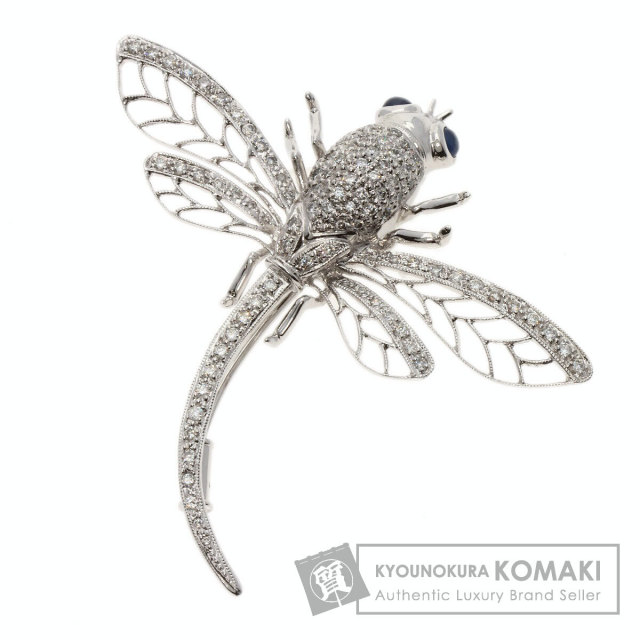 セレクトジュエリー ブローチ サファイア ダイヤモンド