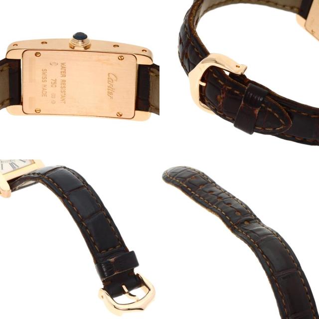 CARTIER カルティエ W2607456 タンクアメリカン SM 腕時計 K18