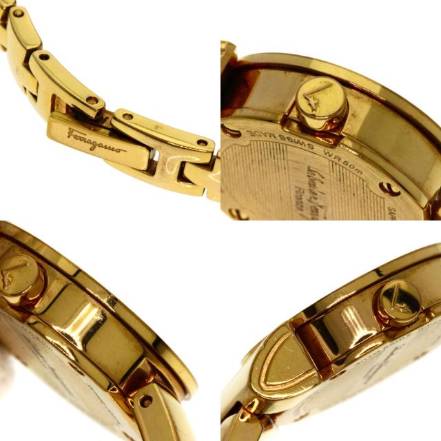 美品✨Salvatore Ferragamo カフリンクス ゴールド ガンチーニ FERRAGAMO Salvatore Ferragamo フェラガモ スカーフリング