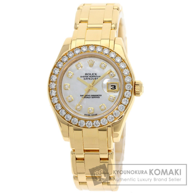ROLEX 16238デイトジャスト コマ 駒 リンク 腕時計K18YG[中古