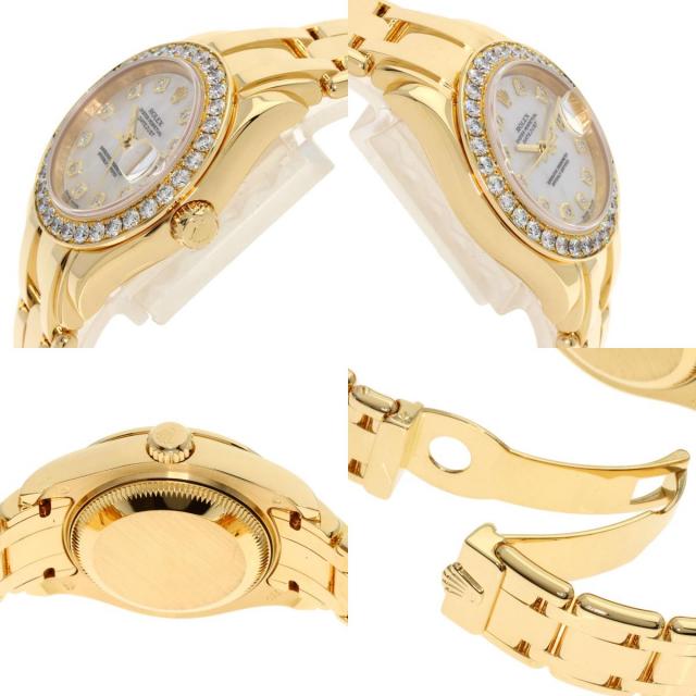 ロレックス　18k イエローゴールド　デイトジャスト　2コマ ROLEX ロレックス 80298NG デイトジャスト パールマスター ベゼル