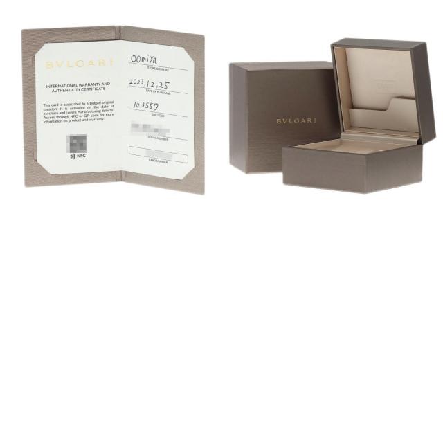 BVLGARI ブルガリ BB33S ブルガリブルガリ ブラックダイヤモンドライク  