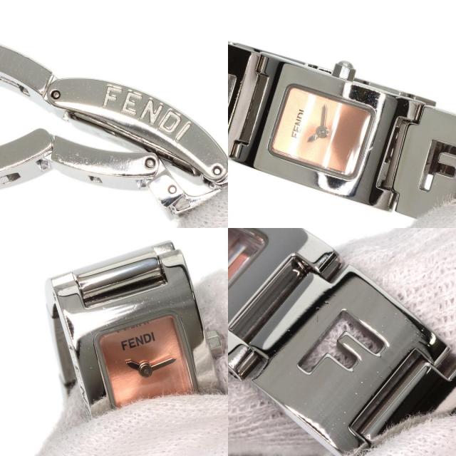 FENDI フェンディ 3150L スクエアフェイス 腕時計 ステンレススチール  