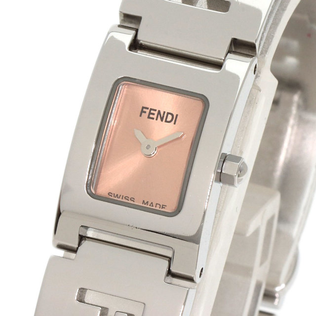 FENDI フェンディ 3150L スクエアフェイス 腕時計 ステンレススチール 