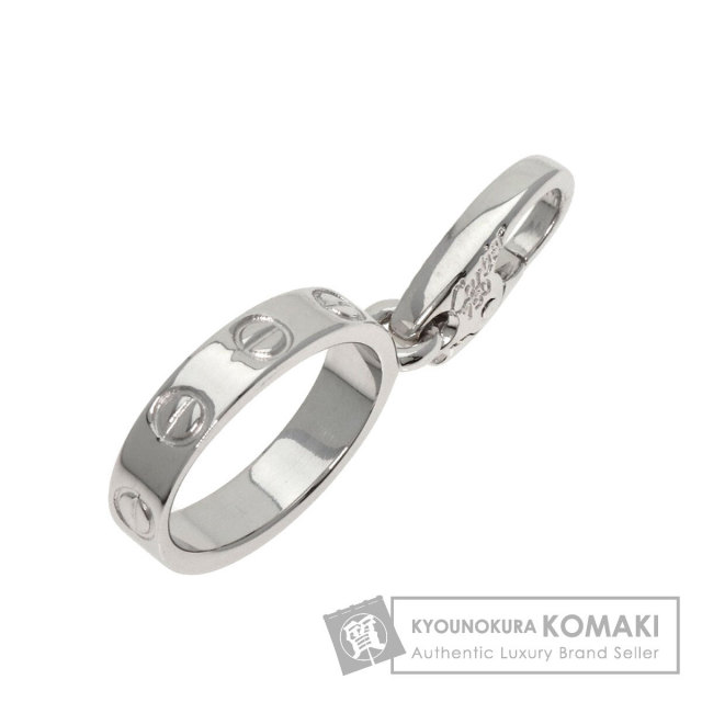 CARTIER カルティエ ラブチャーム ペンダントトップ K18ホワイト 