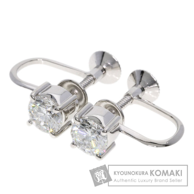 pt900 ダイヤモンドイヤリング タサキ TASAKI PT900 ダイヤモンド付きイヤリング | 中古通販