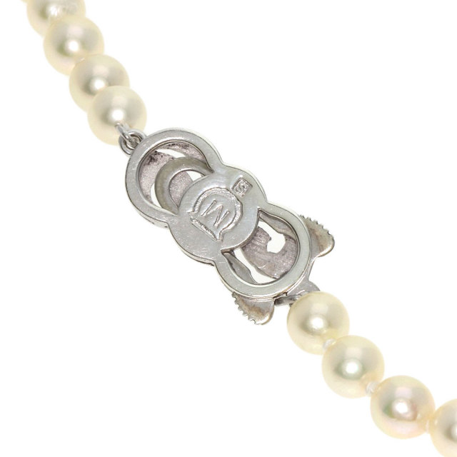 MIKIMOTO ミキモト パール 真珠 ネックレス シルバー レディース