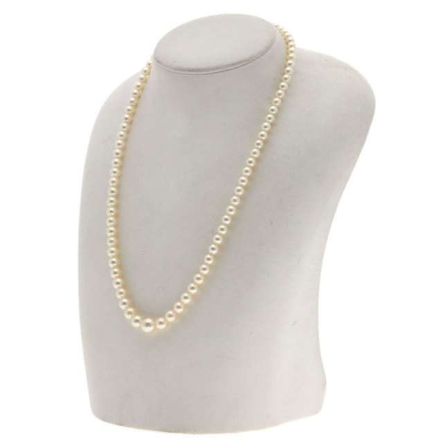 MIKIMOTO ミキモト パール 真珠 ネックレス シルバー レディース
