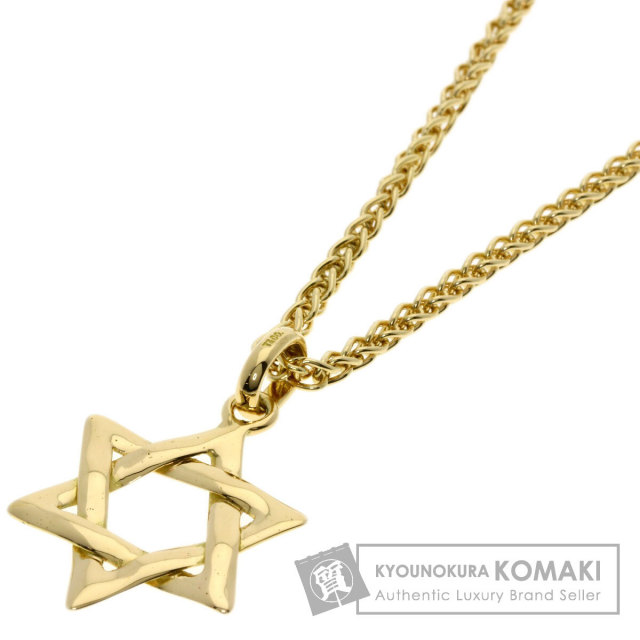 TIFFANY&Co. ティファニー スターオブダビデ ネックレス K18イエロー  