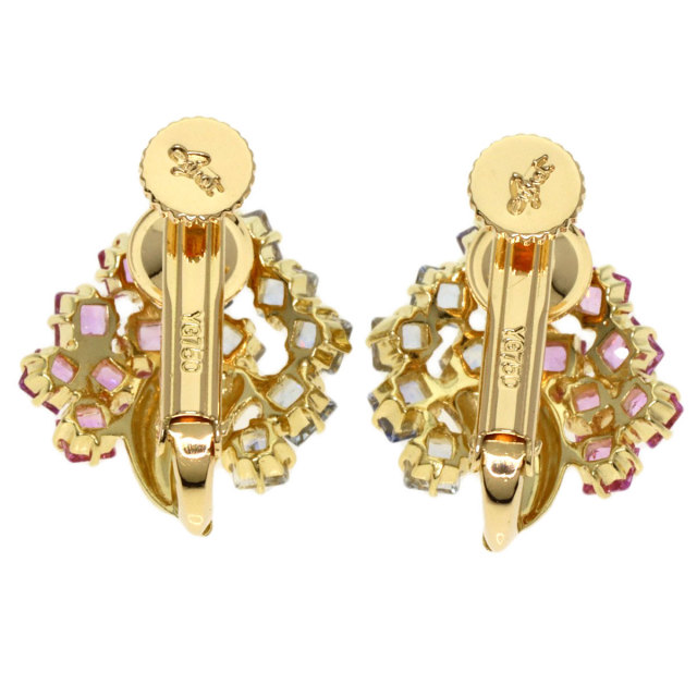 Jeunet ジュネ サファイア イヤリング K18イエローゴールド レディース  