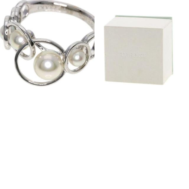 TASAKI タサキ エニーマ アコヤパール 真珠 リング・指輪 K18ホワイト  