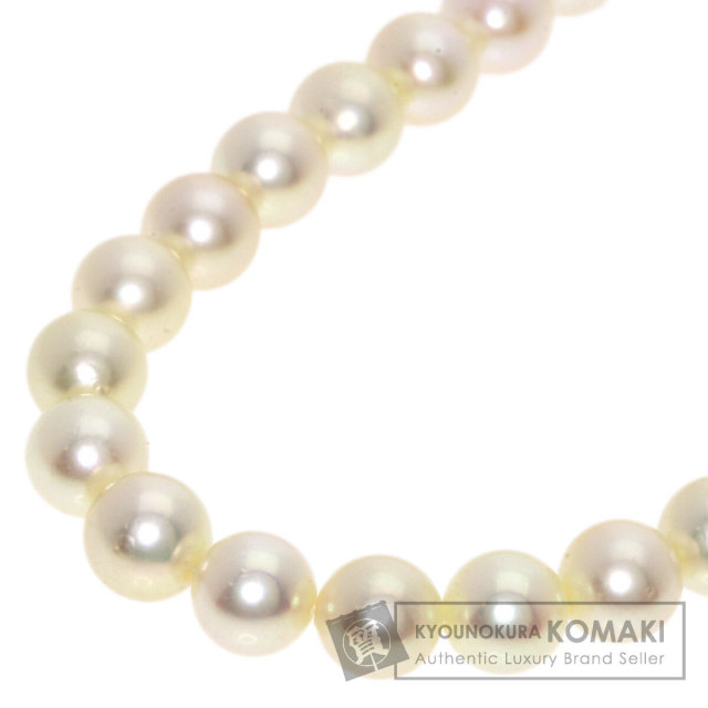 MIKIMOTO ミキモト パール 真珠 ネックレス シルバー レディース